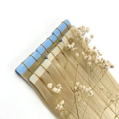Tape de cheveux humains à double traction européenne, extension de cheveux, teinture pré-liée