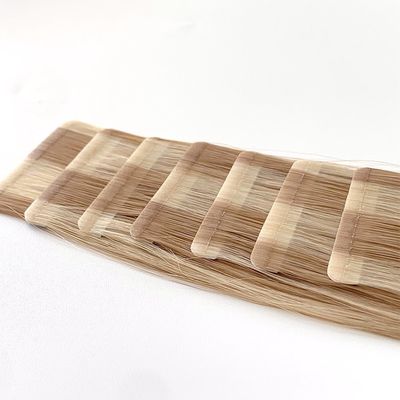 Multicolore sans couture Remy cheveux humains vierges Ultra Slim Tape dans les extensions de cheveux US Tape