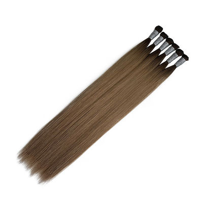 Demande personnalisée Extension de cheveux à la main avec boutons épais