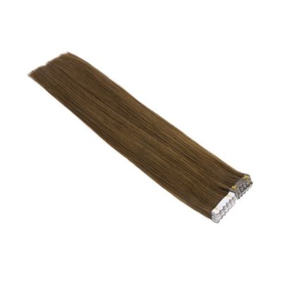 Mini-bandes pour cheveux européens en véritables extensions de cheveux humains, double bande vierge Remy