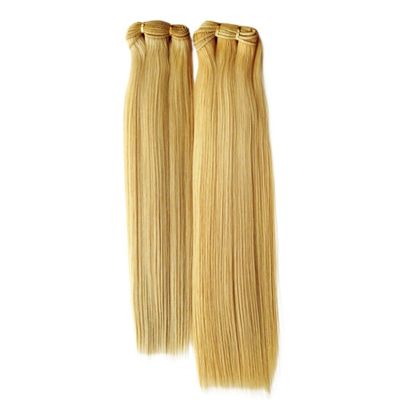 Paiement initial 613 Blonde 22 pouces 24 pouces cheveux humains brésiliens tissus cheveux naturels Remy