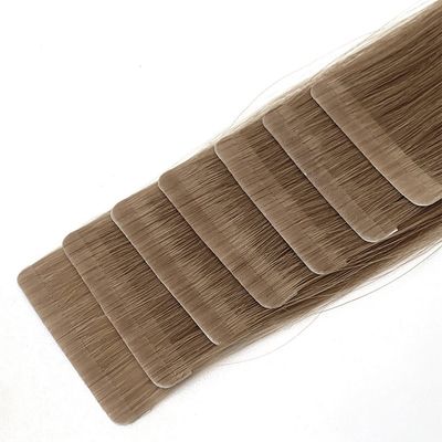 200 paquets/carte de carton en bande double sans couture dans les extensions capillaires pour les cheveux bruts non traités