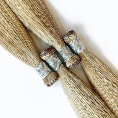 Double dessiné Blonde Genius Tissus Extensions de cheveux humains Pas de problème 30 jours Retour remboursement