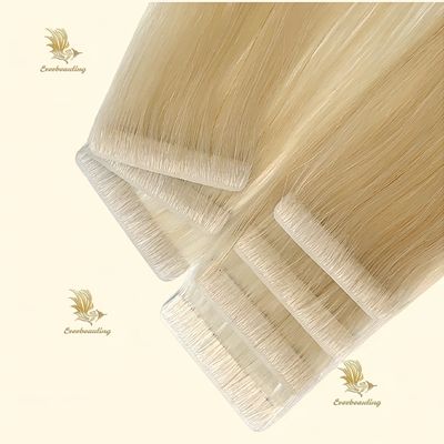 Longue cuticule à double traction russe alignée avec un bâton de cheveux pré-lié en tissus invisibles