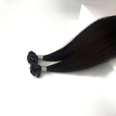 Extensions de cheveux humains à double traction de couleur muti Cheveux brésiliens pré-liés en kératine Cheveux