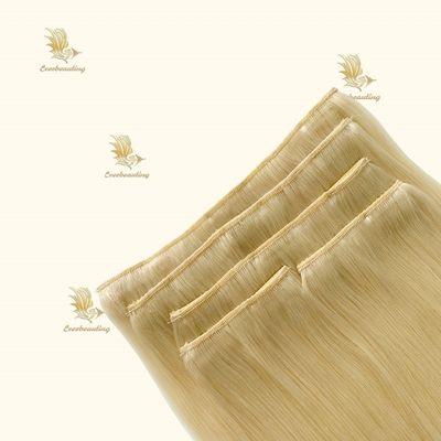 Clip en extension de cheveux 100% cheveux humains soyeux droit polyvalent et naturel