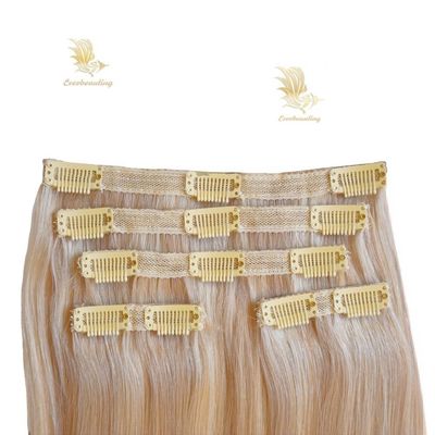 Des clips de style pré-liés, des clips de cheveux, des extensions de cheveux humains 100% vierges.