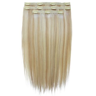 Clip dans les extensions de cheveux pour les cheveux courts Double dessiné Remy cheveux humains sur mesure Demande
