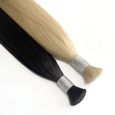 Les cheveux en vrac 231016 Vietnamiens Super double dessiné Blonde en vrac Extension de cheveux 60 613