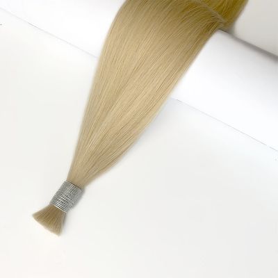 Vendeurs de cheveux vierges en vrac de cheveux multicolores Boucles de cheveux blonds pour les coiffeurs et les salons