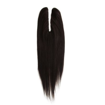 Cheveux humains U Partie Topper U Forme Topper Fonction Ajouter la longueur et le volume des cheveux monnaie américaine