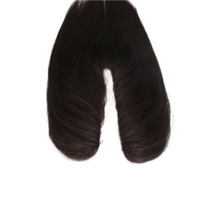 Cheveux humains U Partie Topper U Forme Topper Fonction Ajouter la longueur et le volume des cheveux monnaie américaine