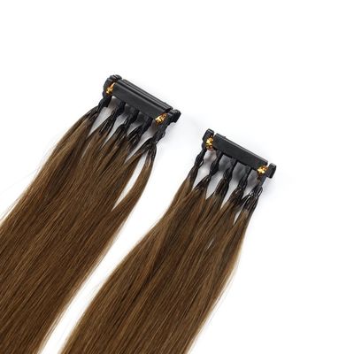 6D Extensions de cheveux humains Pré-attaché Brésilien double cuticule dessinée aligné Remy cheveux