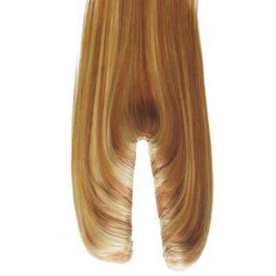 Topper de cheveux humains américain Virgin Remy U Part Topper Texturé droit