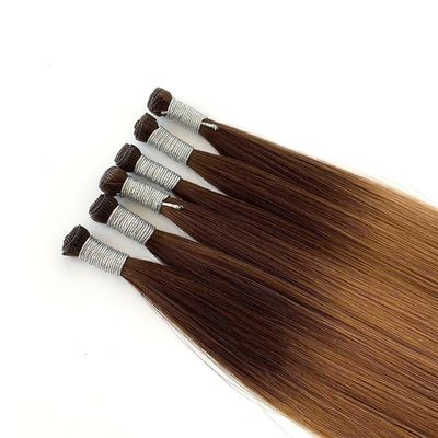 La mode personnalisée la plus récente 100% de trame de cheveux naturelle Remy pour les extensions de cheveux européens