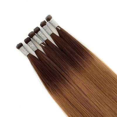 La mode personnalisée la plus récente 100% de trame de cheveux naturelle Remy pour les extensions de cheveux européens