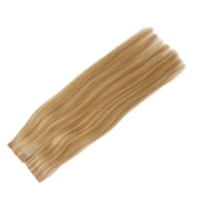 24 pouces sans couture Invisible PU Skin Weft 100% Extension de cheveux humains pour le salon et les femmes