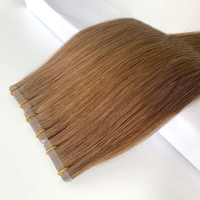 Tape de couleur T-Tone de cheveux humains européens dans l'extension de cheveux