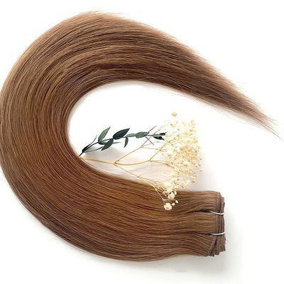 Cuticule doublée alignée Ombre Machine de couleur Plâtre de cheveux Extensions de cheveux humains 100g/pack