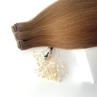 Cuticule doublée alignée Ombre Machine de couleur Plâtre de cheveux Extensions de cheveux humains 100g/pack