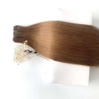 Demande personnalisée Double dessiné Remy Machine Tissus extensions de cheveux 100% couture à la machine