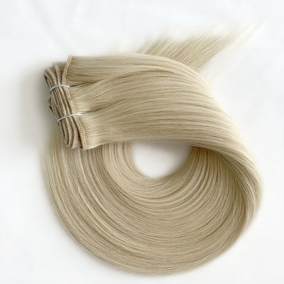 WT-23358 Plâtre à double traction à la machine pour les extensions de cheveux de cuticule vierge humaine Remy