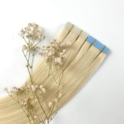 Tape de cheveux humains à double traction européenne, extension de cheveux, teinture pré-liée