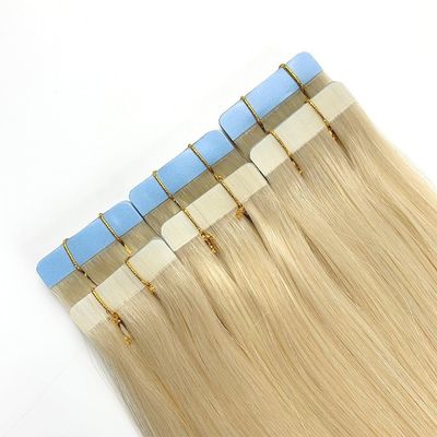 Tape de cheveux humains à double traction européenne, extension de cheveux, teinture pré-liée