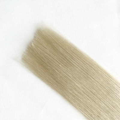 100g/emballage Blonde Remi double tissé tissé de cheveux humains personnalisé