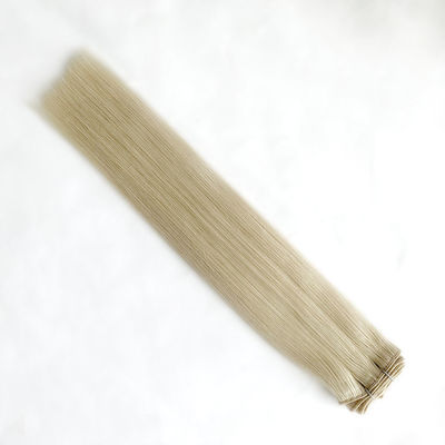 100g/emballage Blonde Remi double tissé tissé de cheveux humains personnalisé
