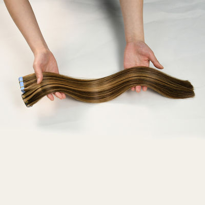 Tape dans 100 cheveux humains à double traction Russian Remi Hair Extens 14A Grade pour le marché final