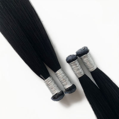 Politique de retour de 30 jours Straight Russian Genius Weft Cheveux humains Remy Extensions