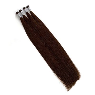 100% de cuticule vierge humaine Remy alignée en tissus de cheveux russes avec technologie de coupe géniale