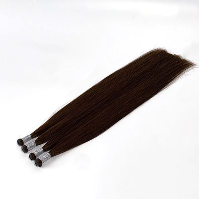 100% de cuticule vierge humaine Remy alignée en tissus de cheveux russes avec technologie de coupe géniale