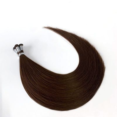 100% de cuticule vierge humaine Remy alignée en tissus de cheveux russes avec technologie de coupe géniale