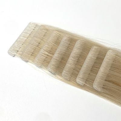 Pré-lié avec un bâton Extension de cheveux humains Invisible en bande à main attachée