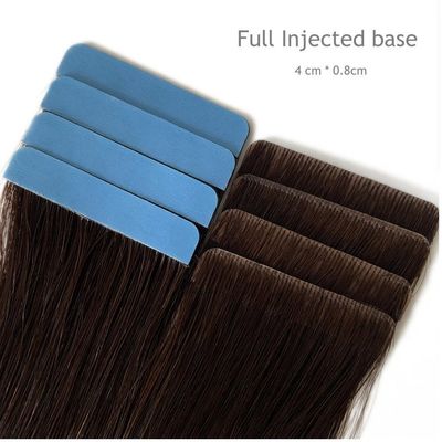 Cheveux crus à double traction Entraînement de ruban adhésif dans les extensions Cuticule alignée en ruban adhésif invisible Cheveux