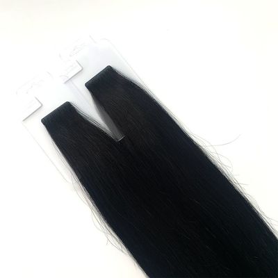 Cheveux crus à double traction Entraînement de ruban adhésif dans les extensions Cuticule alignée en ruban adhésif invisible Cheveux