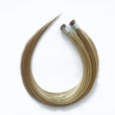 Génie de style hétéroclite coupe de cheveux humains Extensions de ruban adhésif de peau avec colle et colle