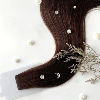 Double face Remy Full Cuticle Tape Cheveux Slim Tape en 3 mois Les rubans Prolongation de vie