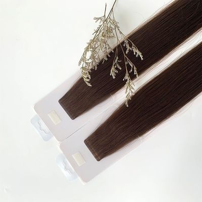 Double face Remy Full Cuticle Tape Cheveux Slim Tape en 3 mois Les rubans Prolongation de vie