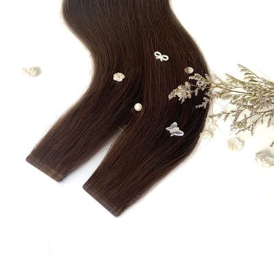 Double face Remy Full Cuticle Tape Cheveux Slim Tape en 3 mois Les rubans Prolongation de vie