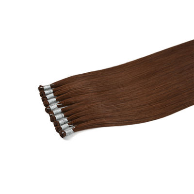 100% de cheveux vierges russes Rémy Extensons de cheveux épais Fin de la main tissée sans effusion