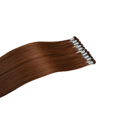 Expédition FedEx / DHL / Aramex / TNT Double dessiné Remy Hand Lié Extension de cheveux de trame