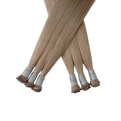 Extrait de cheveux en tresse à la main, sans enchevêtrement, sans décollement, double coiffure vierge.