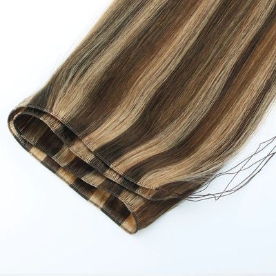Extrait de cheveux en tresse à la main, sans enchevêtrement, sans décollement, double coiffure vierge.