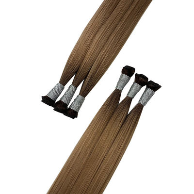 Demande personnalisée Extension de cheveux à la main avec boutons épais