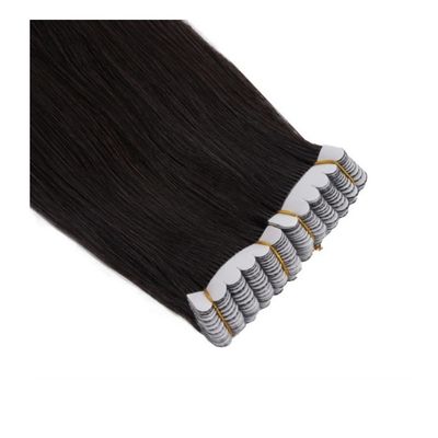 Mini-bandes pour cheveux européens en véritables extensions de cheveux humains, double bande vierge Remy