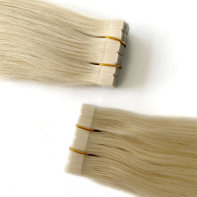 Les extensions de cheveux à cuticule complète alignée en mini-câble à double dessin 613 blonde 20 pouces droite