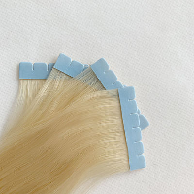 Les extensions de cheveux à cuticule complète alignée en mini-câble à double dessin 613 blonde 20 pouces droite
